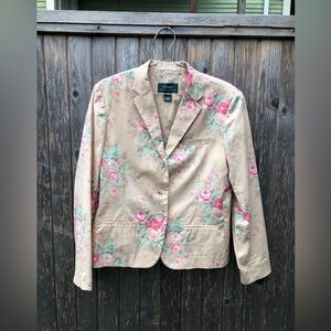 Floral Ralph Lauren blazer